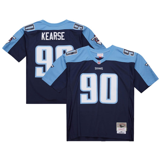 Tennessee Titans Jevon Kearse Mitchell & Ness Navy 1999 Legacy Jersey JS1944