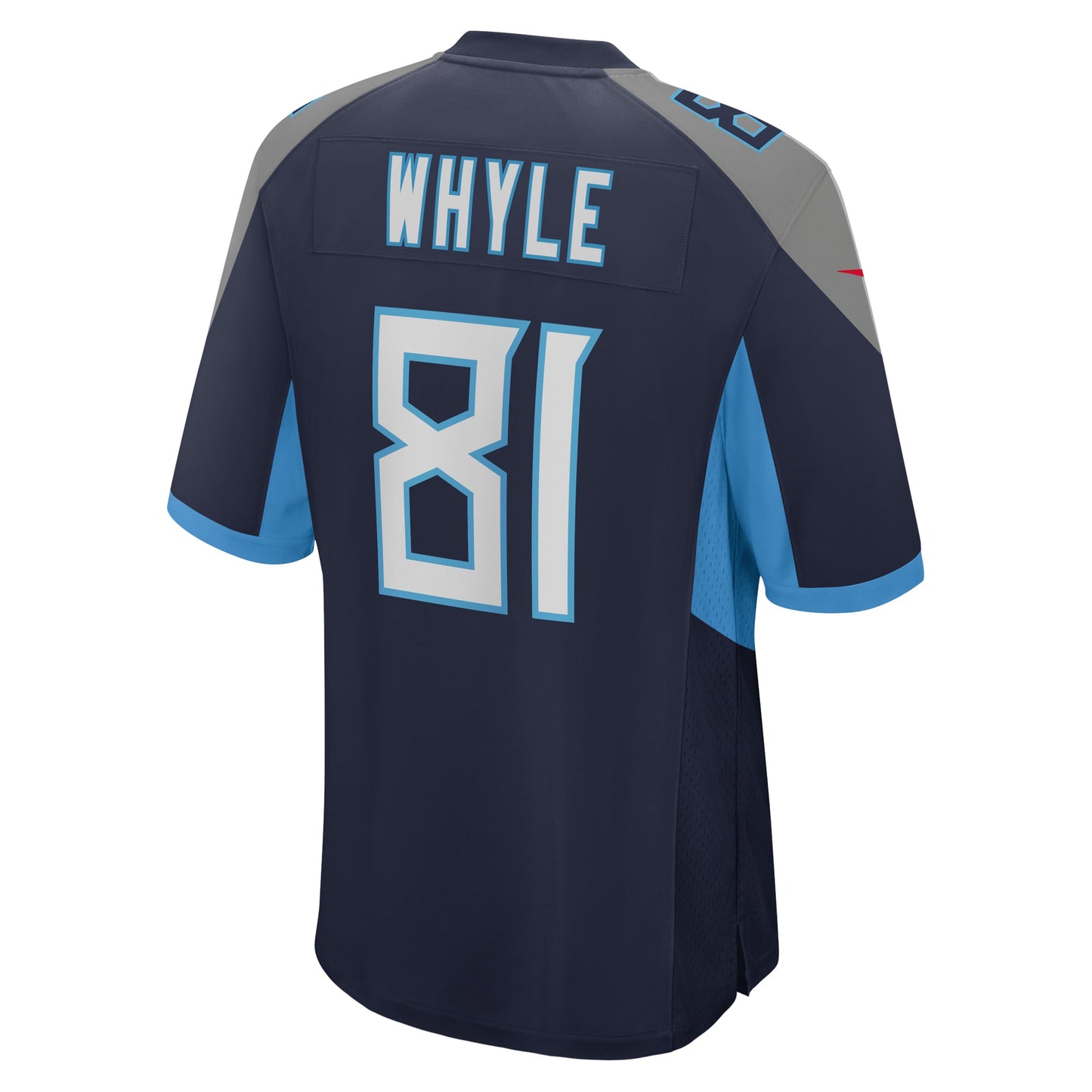 Tennessee Titans Josh Whyle Navy Team Game Jersey JS8936