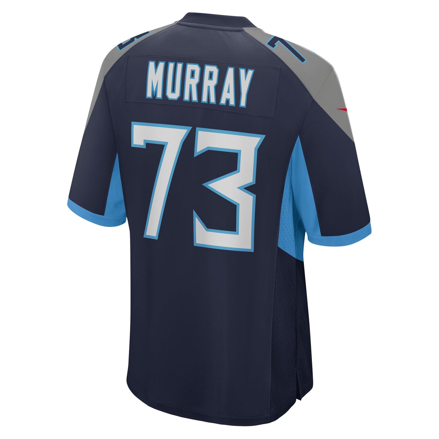 Tennessee Titans Justin Murray Navy Team Game Jersey JS8365