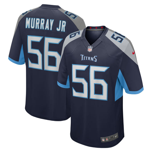 Tennessee Titans Kenneth Murray Jr. Navy Game Jersey JS2086