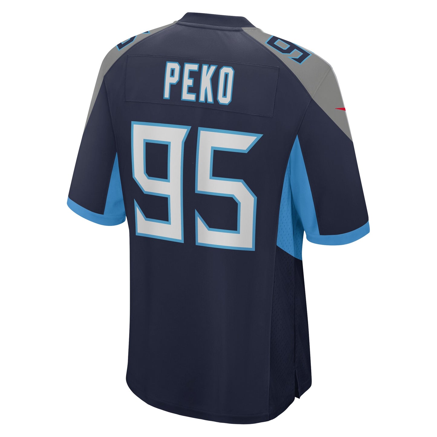 Tennessee Titans Kyle Peko Navy Team Game Jersey JS5525