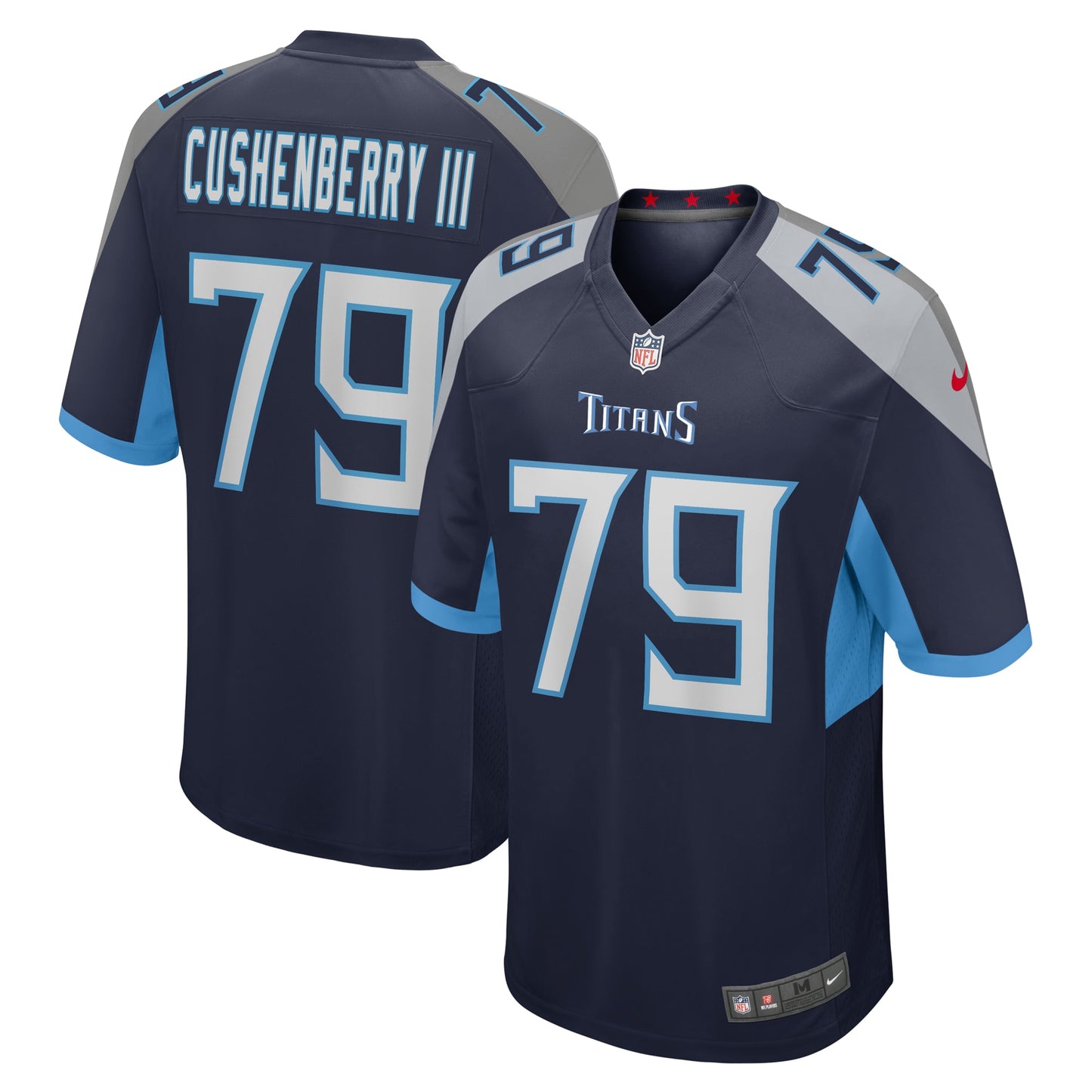 Tennessee Titans Lloyd Cushenberry III Navy Game Jersey JS8807