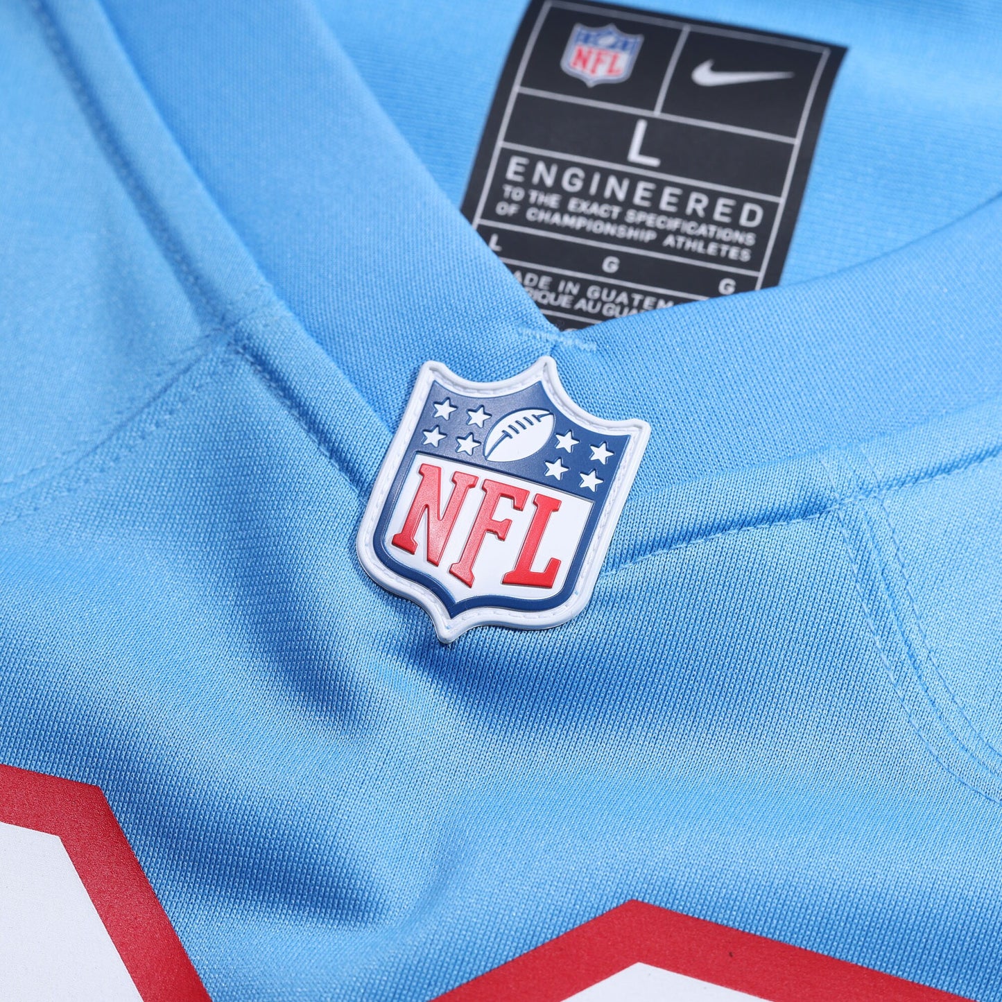 Tennessee Titans Malik Willis Light Blue Oilers Throwback Alternate Game Player Jersey JS4219