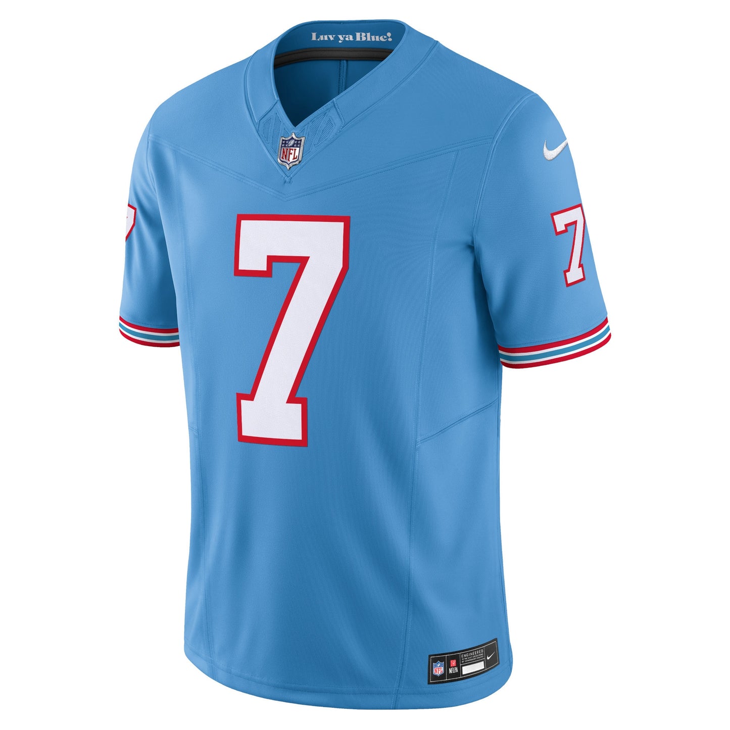 Tennessee Titans Malik Willis Light Blue Vapor F.U.S.E. Limited Jersey JS5422