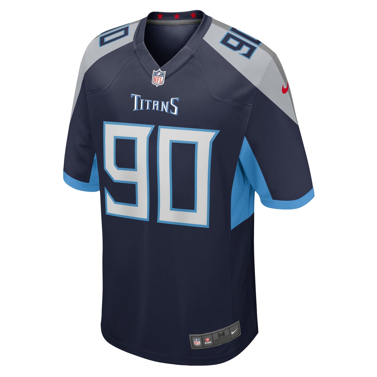 Tennessee Titans Marlon Davidson Navy Game Jersey JS8094