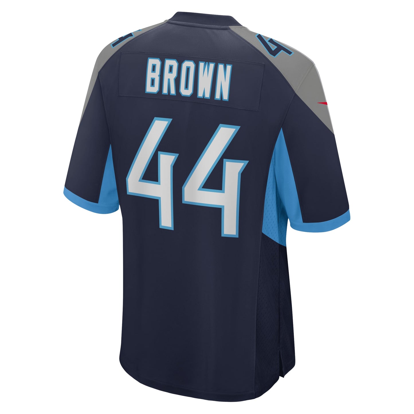 Tennessee Titans Mike Brown Navy Game Jersey JS2977