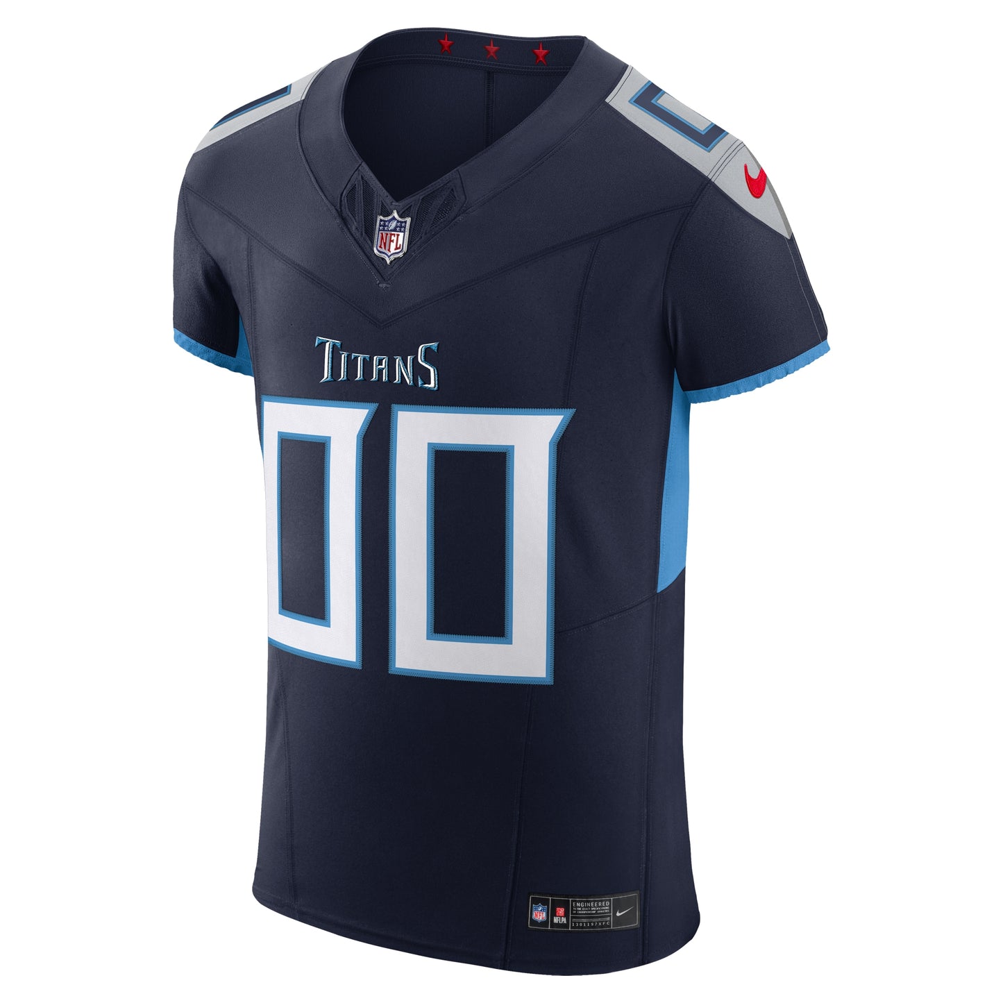Tennessee Titans Navy Vapor F.U.S.E. Elite Custom Jersey JS7512