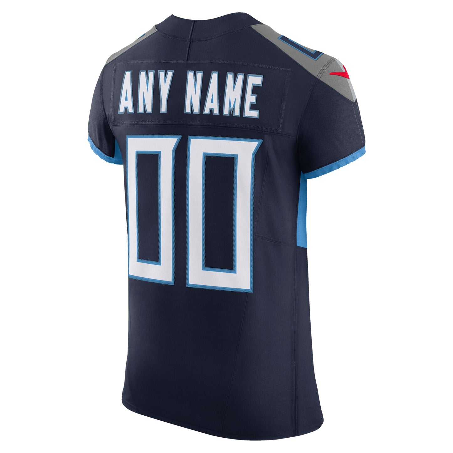 Tennessee Titans Navy Vapor F.U.S.E. Elite Custom Jersey JS7512