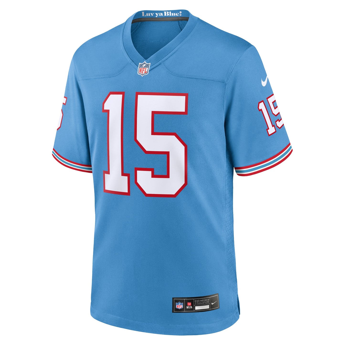 Tennessee Titans Nick Westbrook-Ikhine Light Blue Oilers Throwback Player Game Jersey JS7096