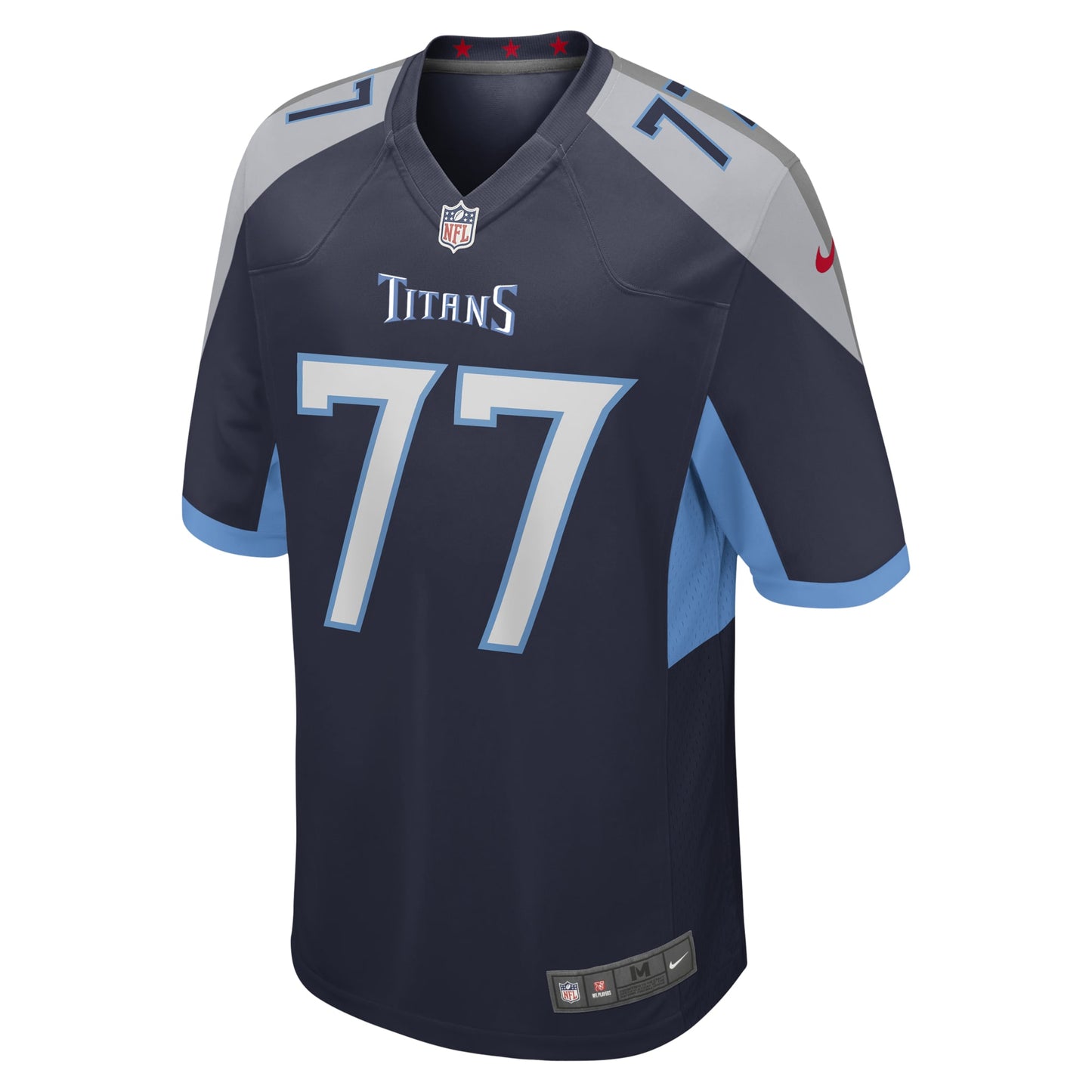 Tennessee Titans Peter Skoronski Navy Game Jersey JS6642