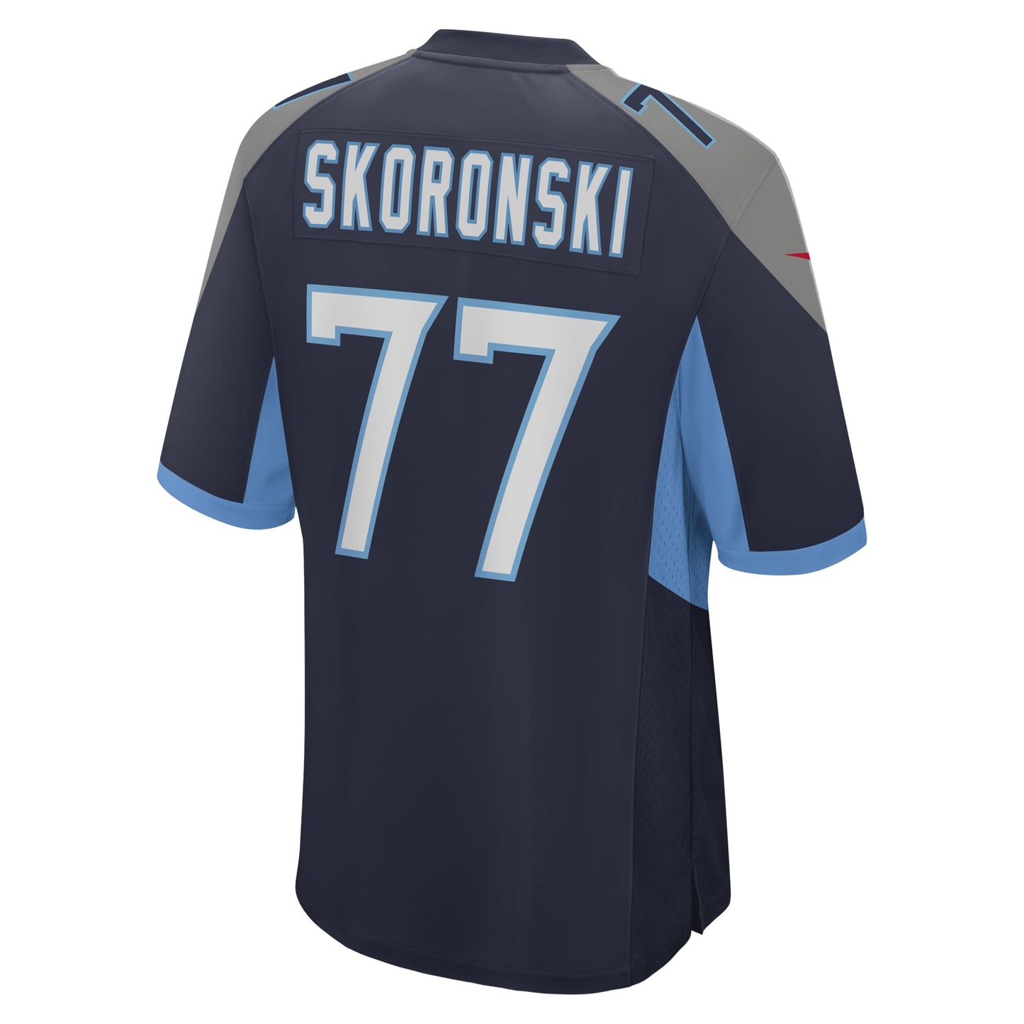 Tennessee Titans Peter Skoronski Navy Game Jersey JS6642