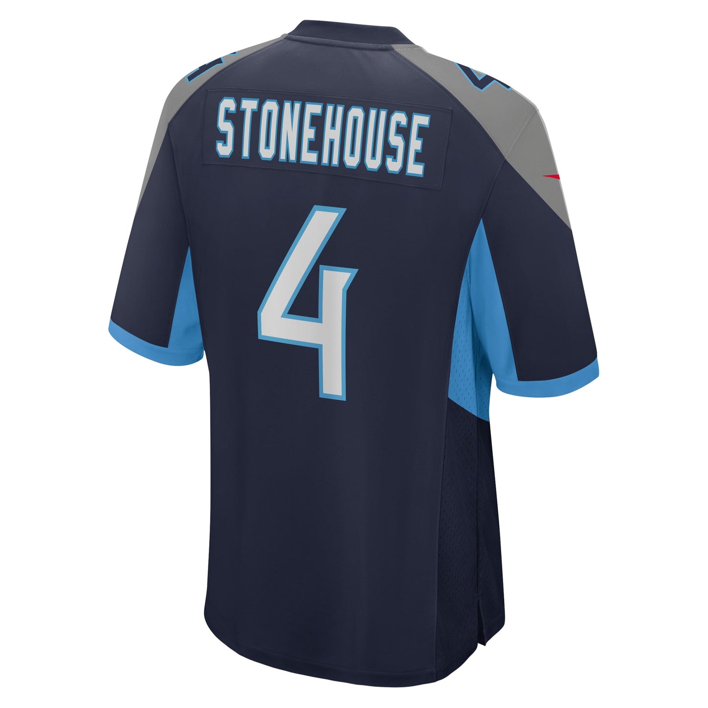 Tennessee Titans Ryan Stonehouse Navy Game Player Jersey JS9228