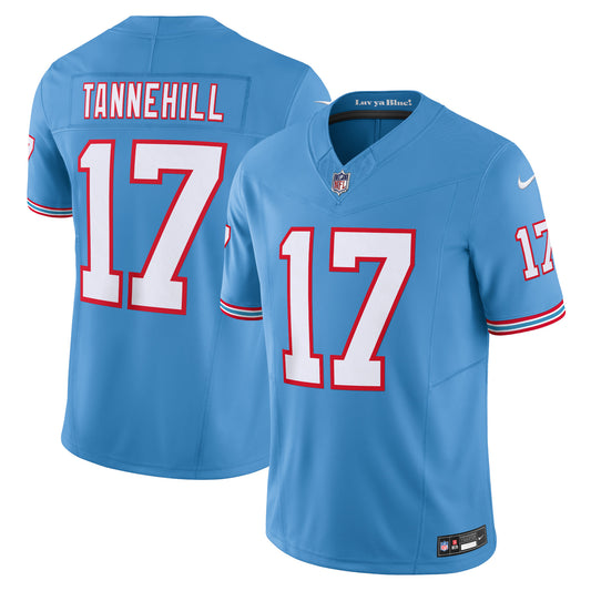 Tennessee Titans Ryan Tannehill Light Blue Vapor F.U.S.E. Limited Jersey JS7809