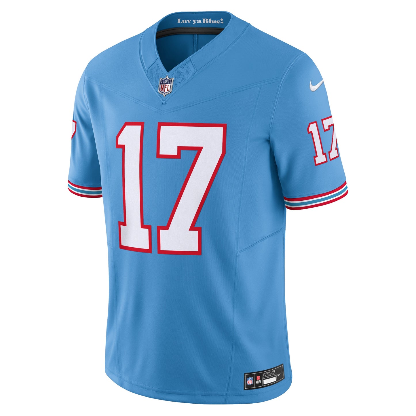 Tennessee Titans Ryan Tannehill Light Blue Vapor F.U.S.E. Limited Jersey JS7809