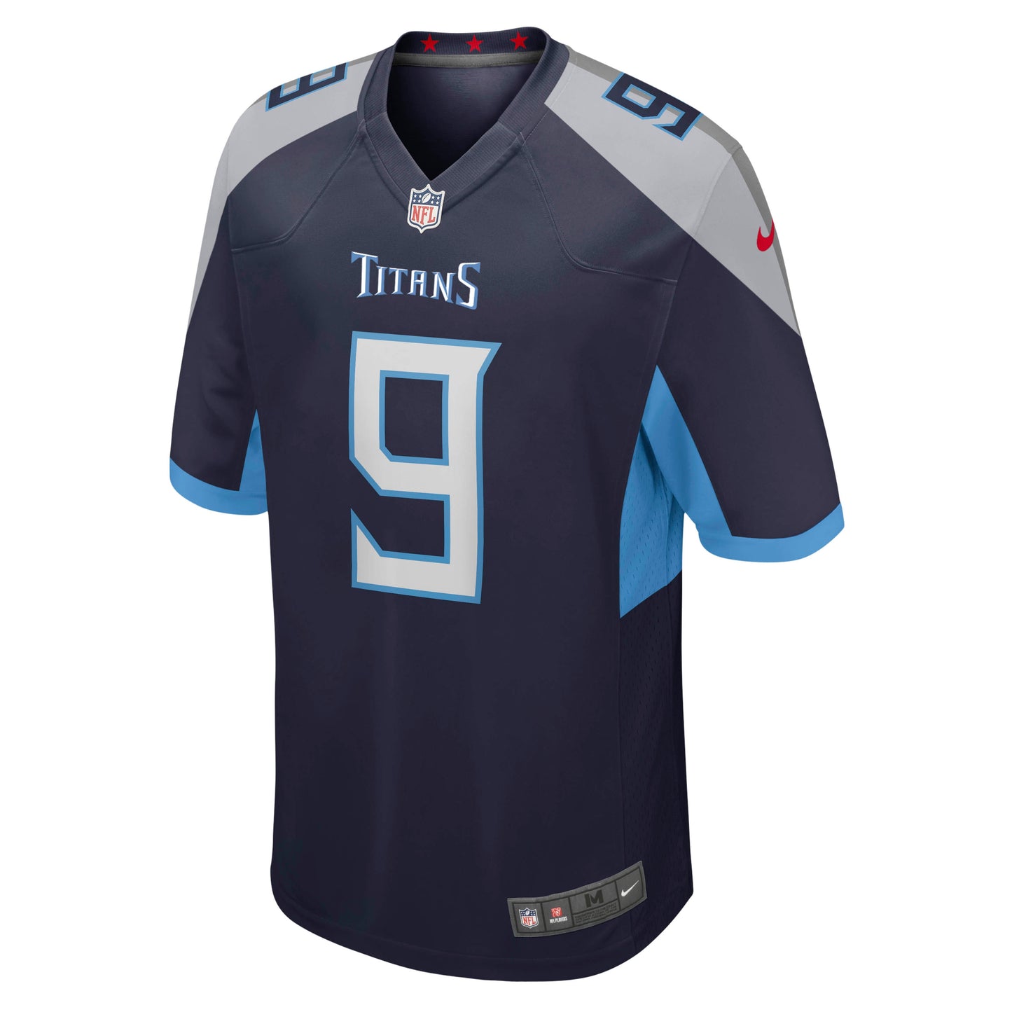 Tennessee Titans Steve McNair Navy Game Retired Player Jersey JS6583