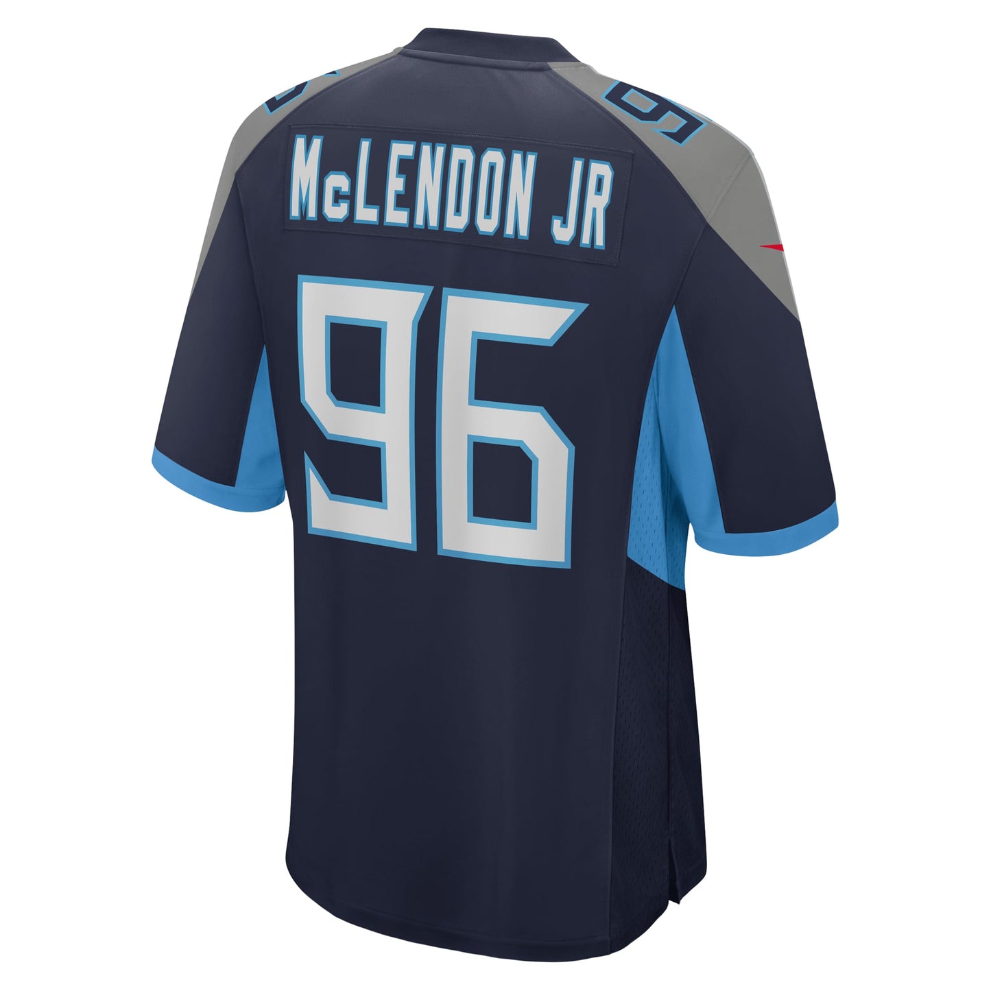 Tennessee Titans TK McLendon Jr. Navy Game Jersey JS5778