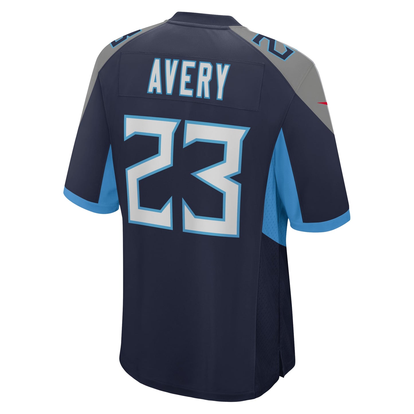 Tennessee Titans Tre Avery Navy Team Game Jersey JS8393