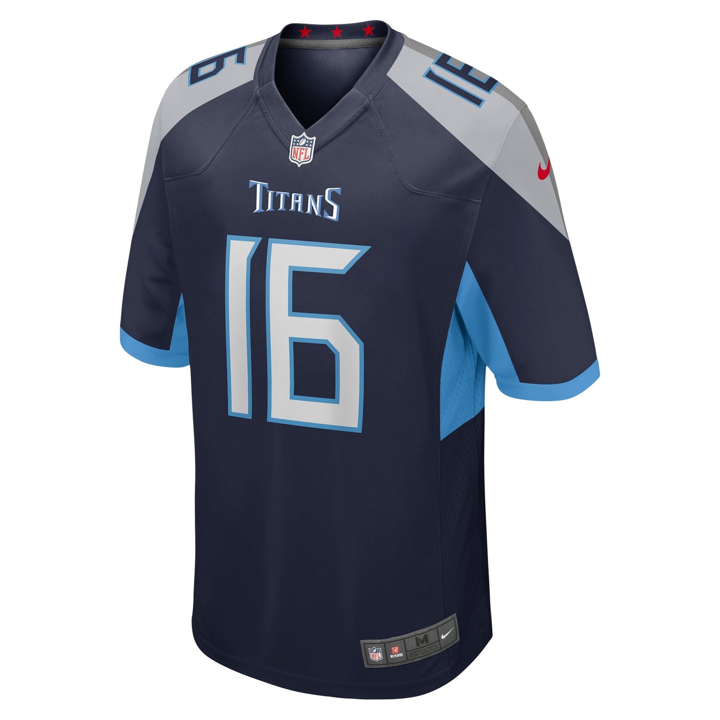 Tennessee Titans Treylon Burks Navy Player Game Jersey JS3270