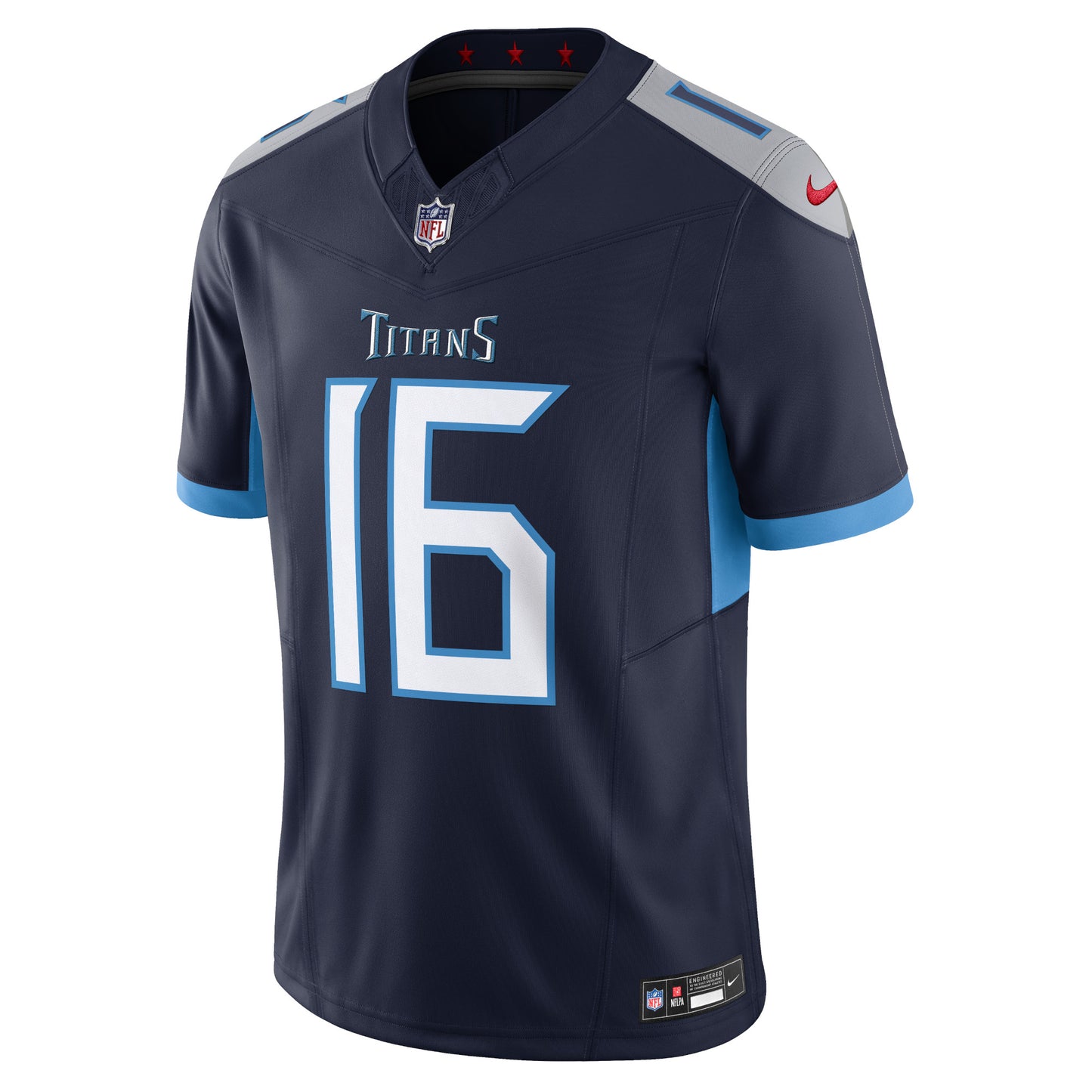 Tennessee Titans Treylon Burks Navy Vapor F.U.S.E. Limited Jersey JS6736