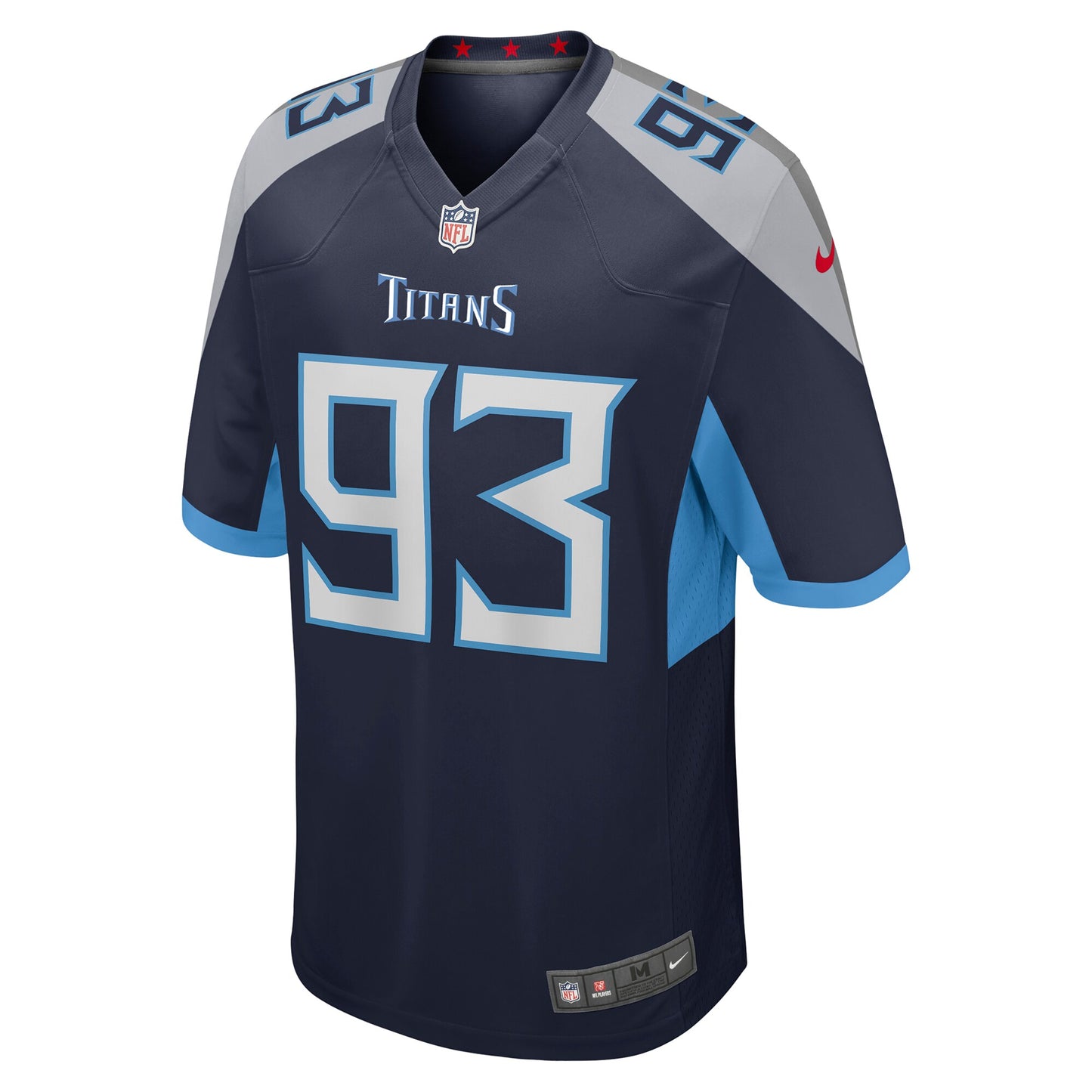 Tennessee Titans T'Vondre Sweat Navy Team Game Jersey JS9080