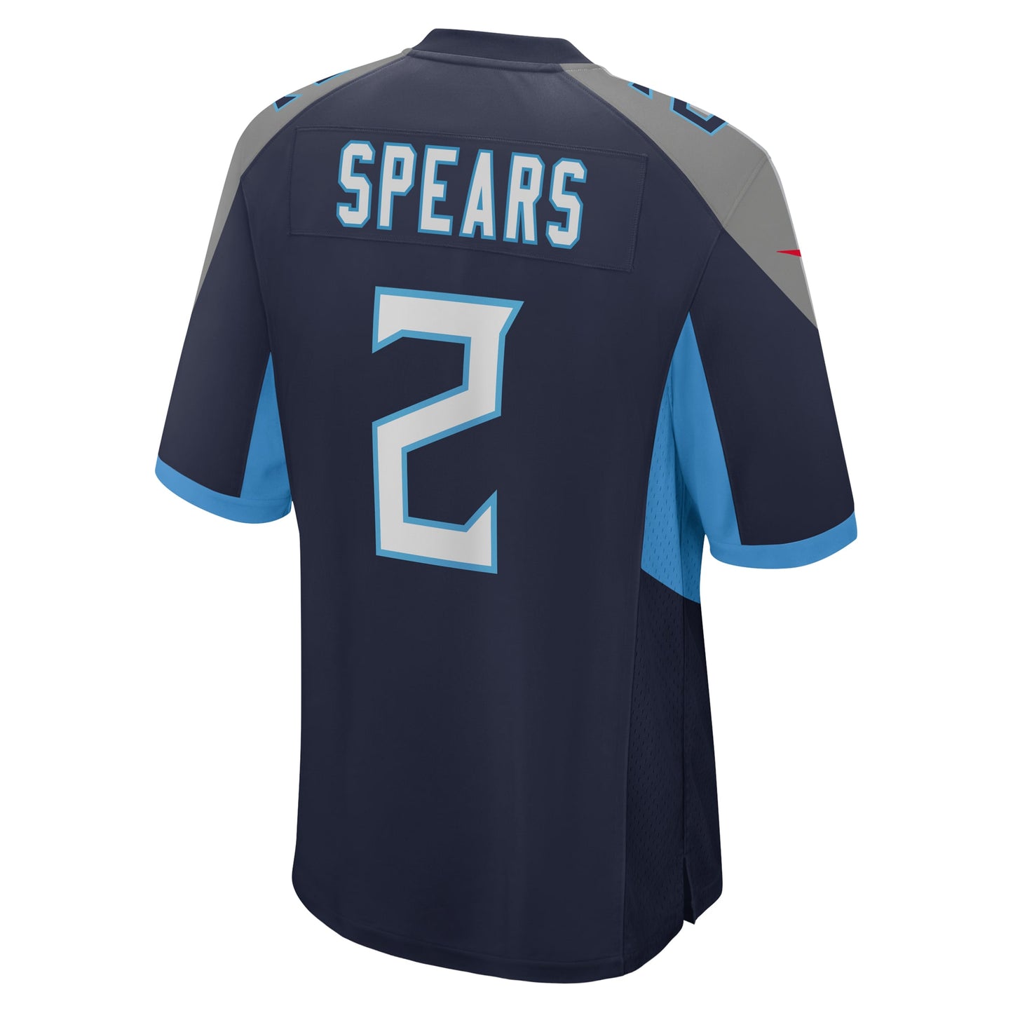 Tennessee Titans Tyjae Spears Navy Game Jersey JS4208