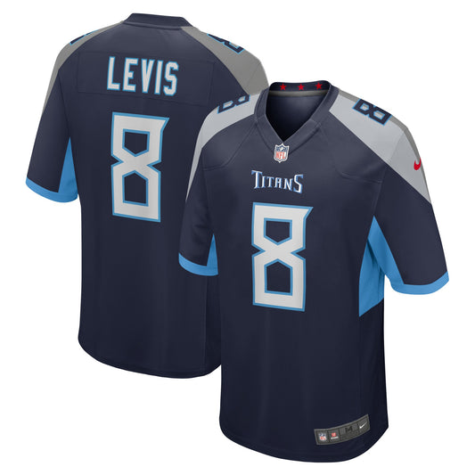 Tennessee Titans Will Levis Navy Game Jersey JS5389