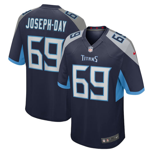 Sebastian Joseph-Day 69 Tennessee Titans Game Jersey – Navy JS4958