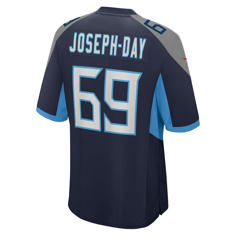 Sebastian Joseph-Day 69 Tennessee Titans Game Jersey – Navy JS4958