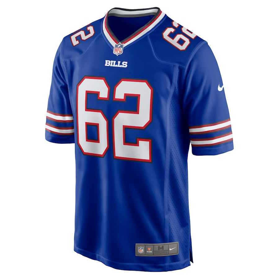 Sedrick Van Pran-Granger 62 Buffalo Bills Game Jersey – Royal JS7882