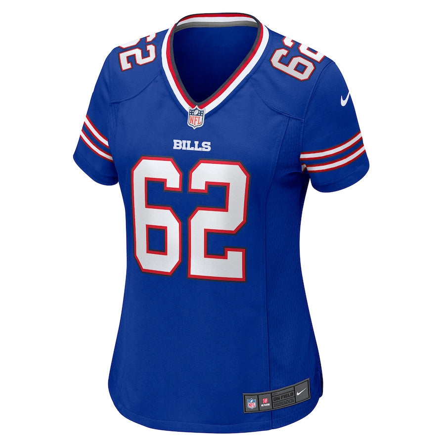 Sedrick Van Pran-Granger 62 Buffalo Bills Game Jersey – Royal JS1594