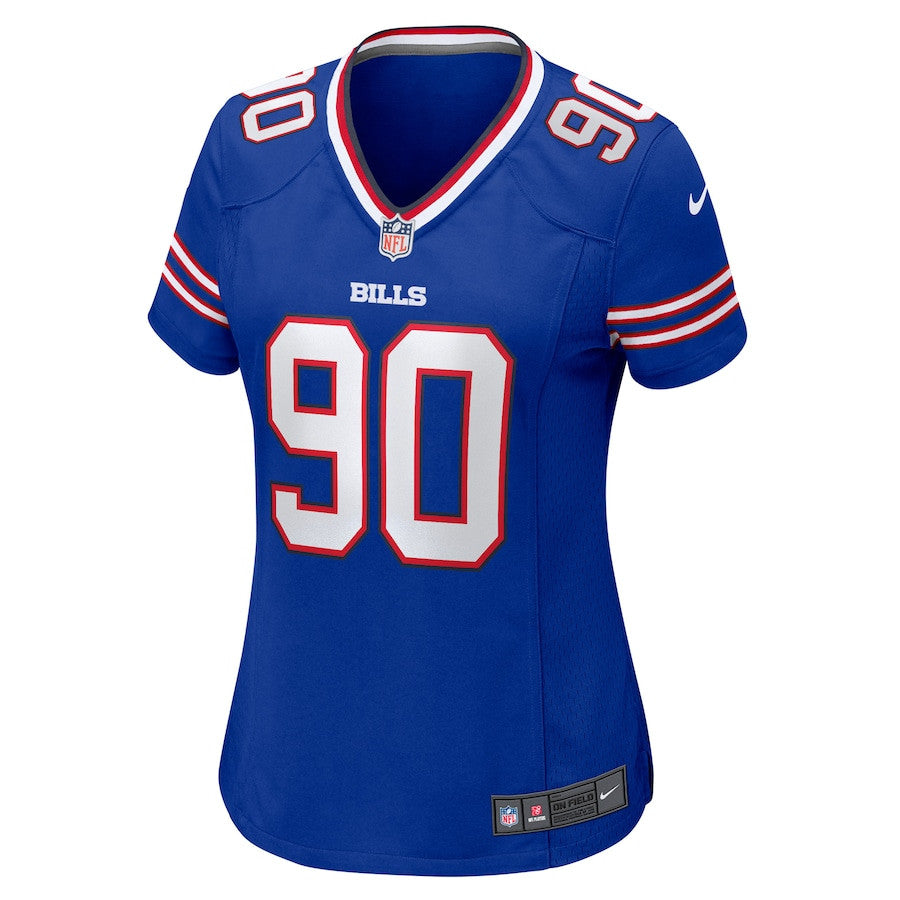 Shaq Lawson 90 Buffalo Bills Game Jersey – Royal JS4125