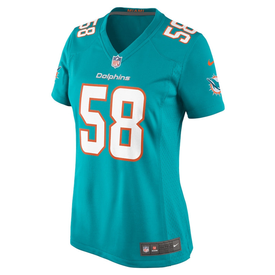 Shaquil Barrett 58 Miami Dolphins Game Jersey – Aqua JS8575