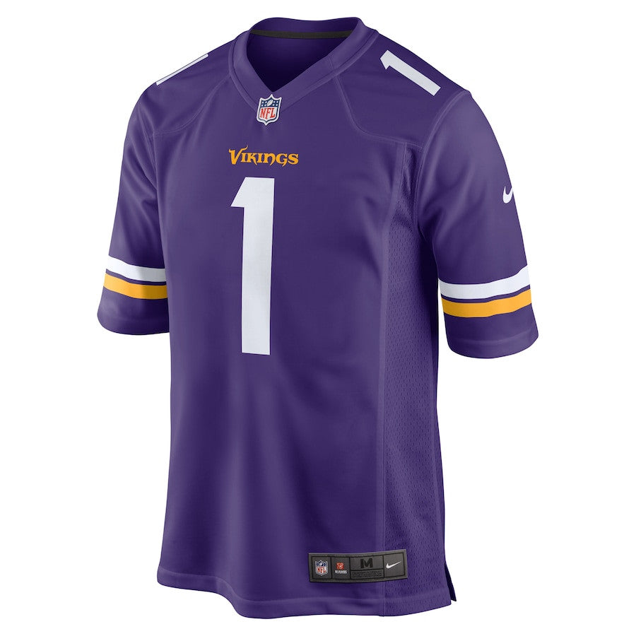 Shaquill Griffin 1 Minnesota Vikings Team Game Jersey – Purple JS6769