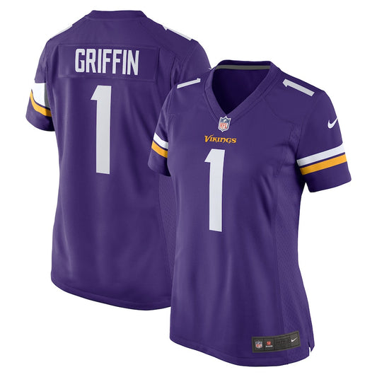 Shaquill Griffin 1 Minnesota Vikings Team Game Jersey – Purple JS1205