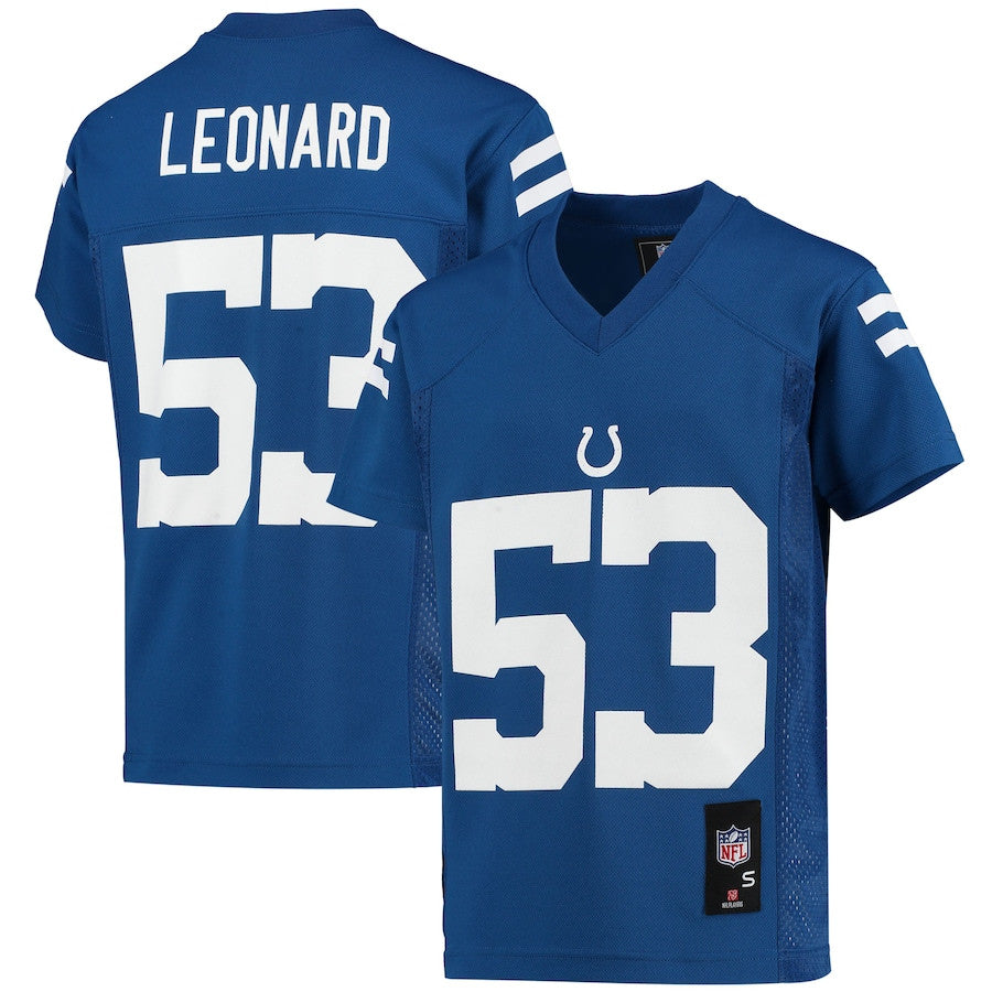 Shaquille Leonard 53 Indianapolis Colts Jersey – Royal JS6676