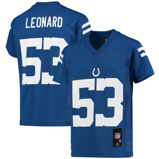 Shaquille Leonard 53 Indianapolis Colts Jersey – Royal JS6676
