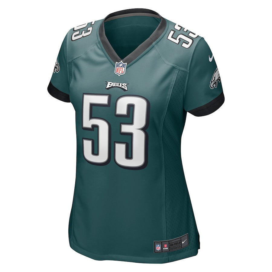 Shaquille Leonard 53 Philadelphia Eagles Game Jersey – Midnight Green JS6915