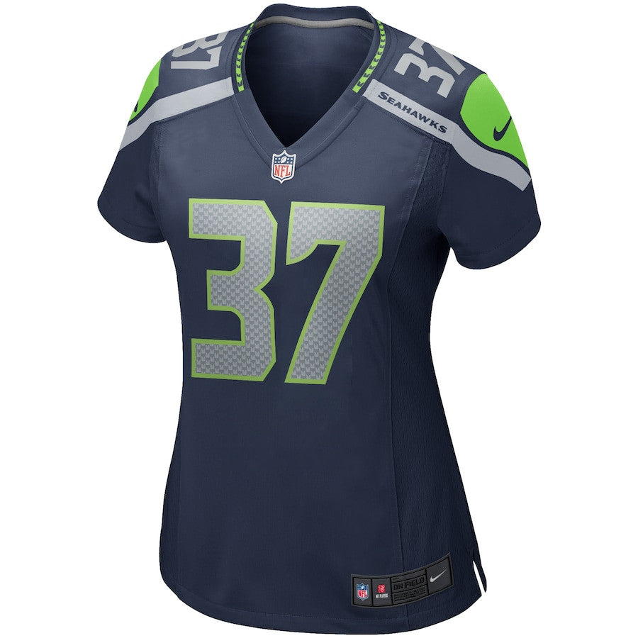 Shaun Alexander 37 Seattle Seahawks Game Retired Jersey – College Navy JS2827