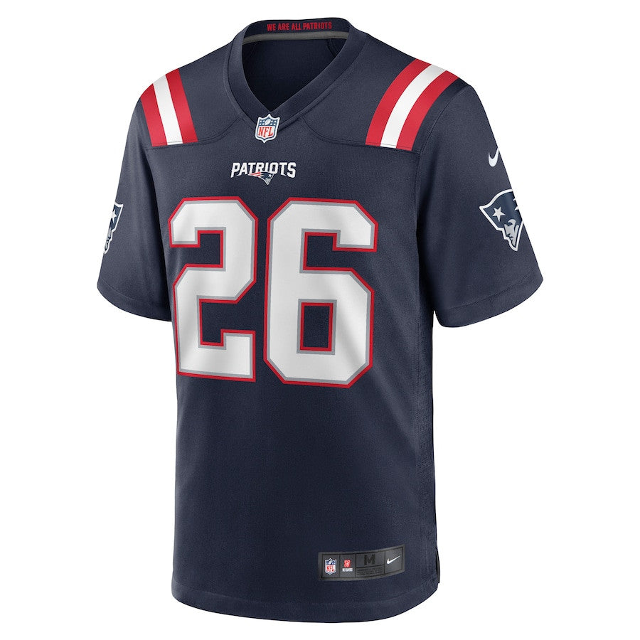 Shaun Wade 26 New England Patriots Game Jersey – Navy JS9375