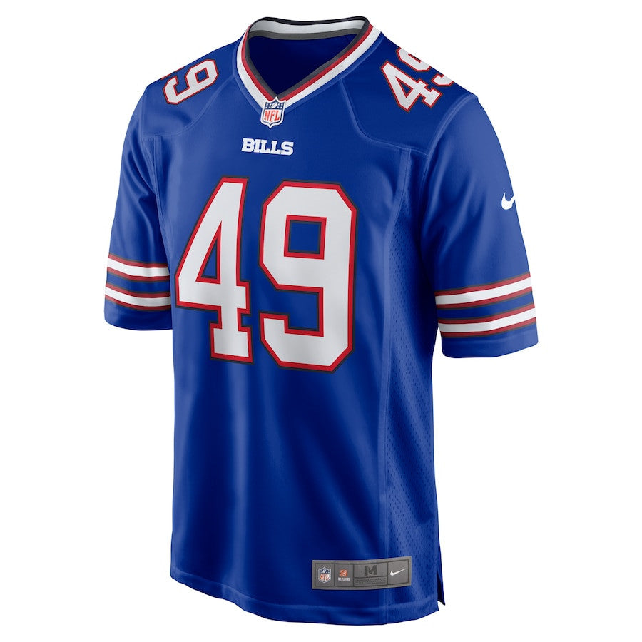 Shayne Simon 49 Buffalo Bills Game Jersey – Royal JS4196