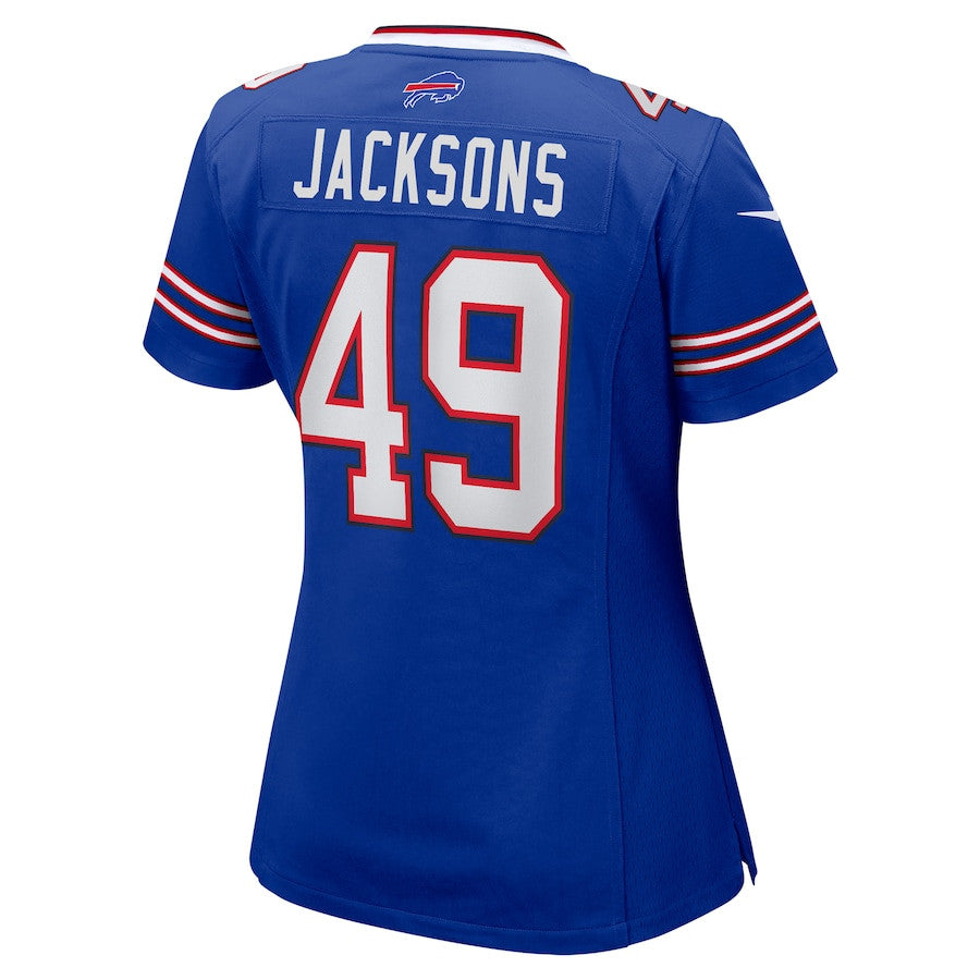 Shayne Simon 49 Buffalo Bills Game Jersey – Royal JS7180