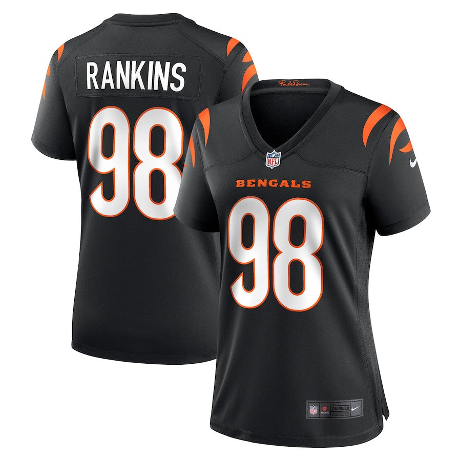 Sheldon Rankins 98 Cincinnati Bengals Game Jersey – Black JS9749