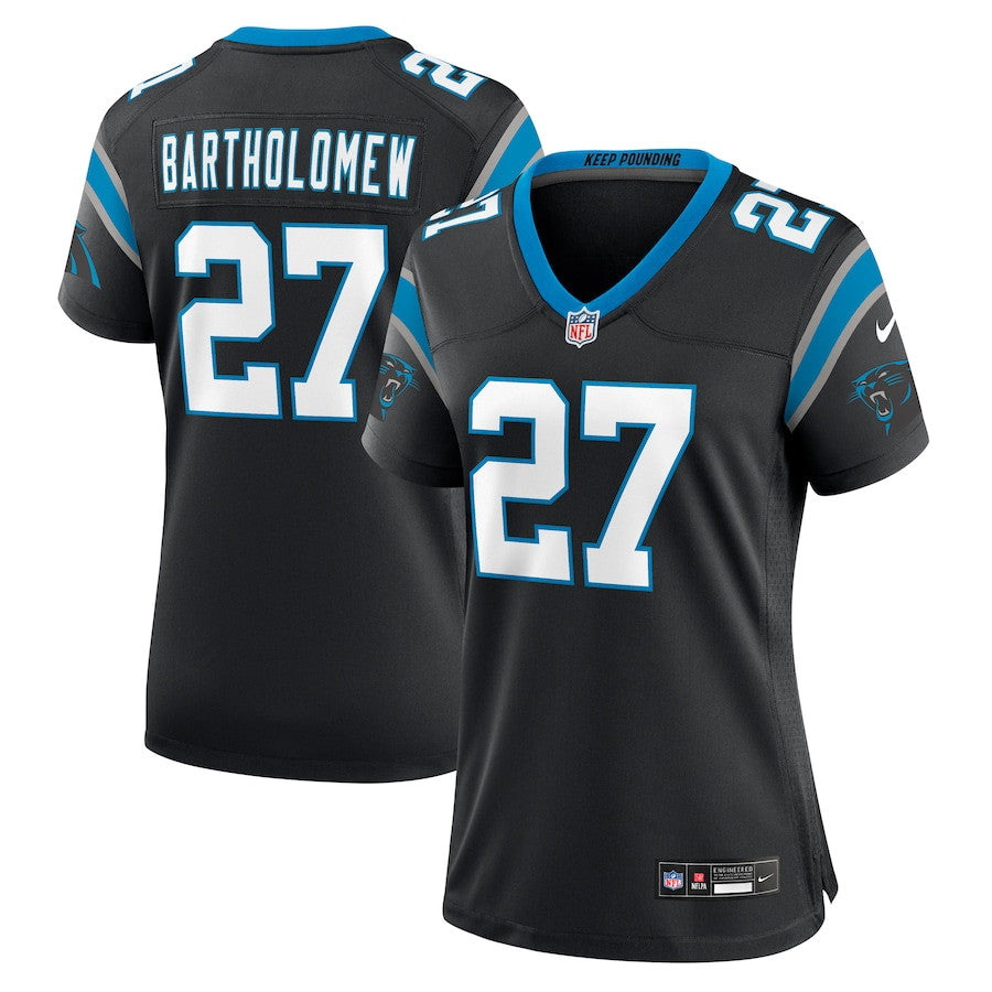 Shemar Bartholomew 27 Carolina Panthers Game Jersey – Black JS6101