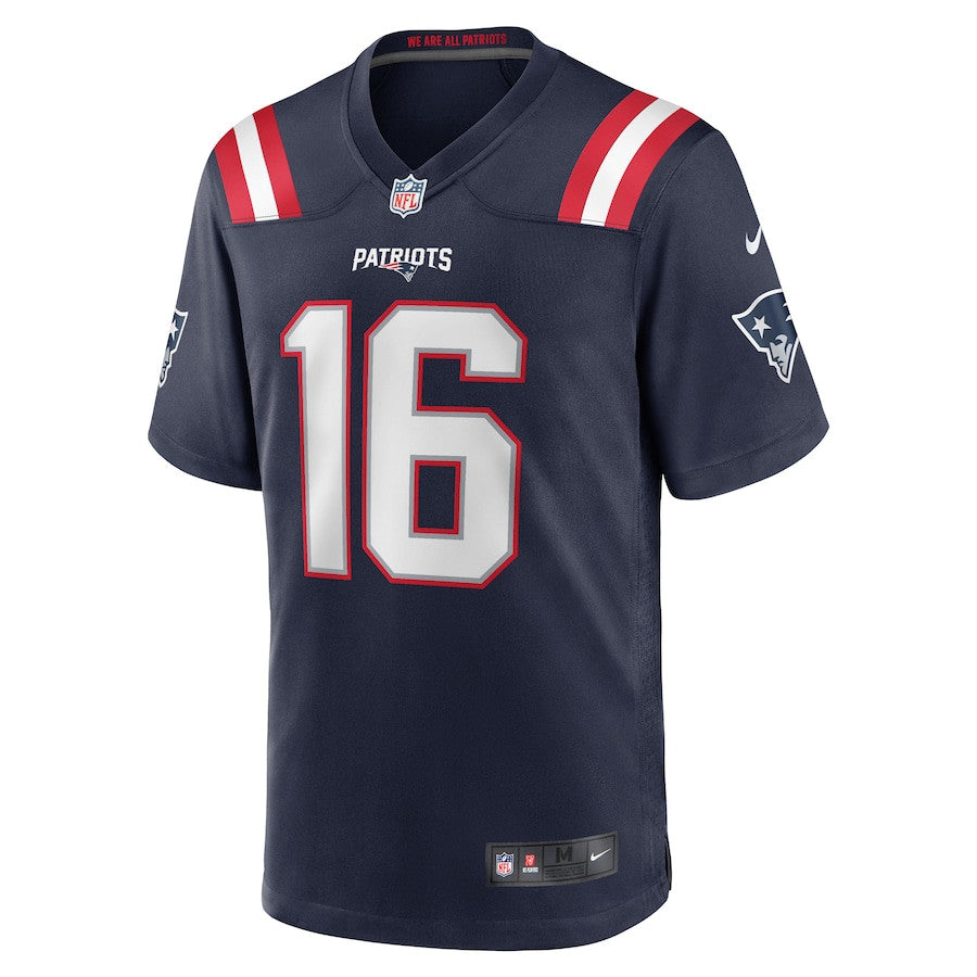 Sione Takitaki 16 New England Patriots Team Game Jersey – Navy JS4546