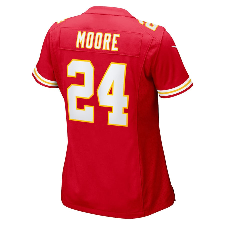 Skyy Moore #24 Kansas City Chiefs Super Bowl LIX Jersey – Red JS8472