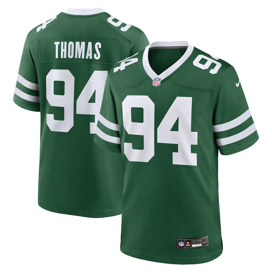 Solomon Thomas 94 New York Jets Team Game Jersey – Legacy Green JS7266