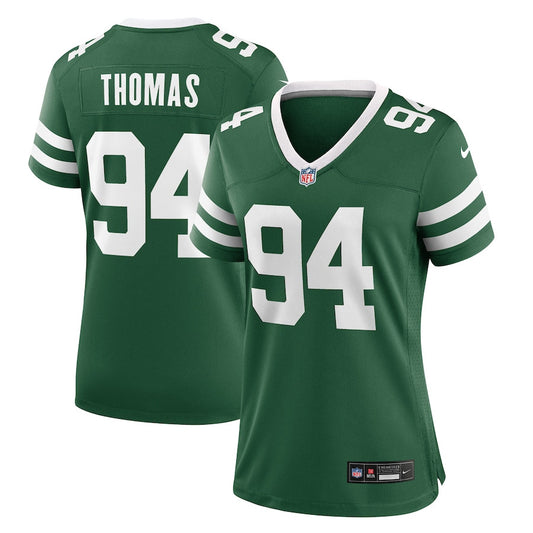 Solomon Thomas 94 New York Jets Team Game Jersey – Legacy Green JS3824