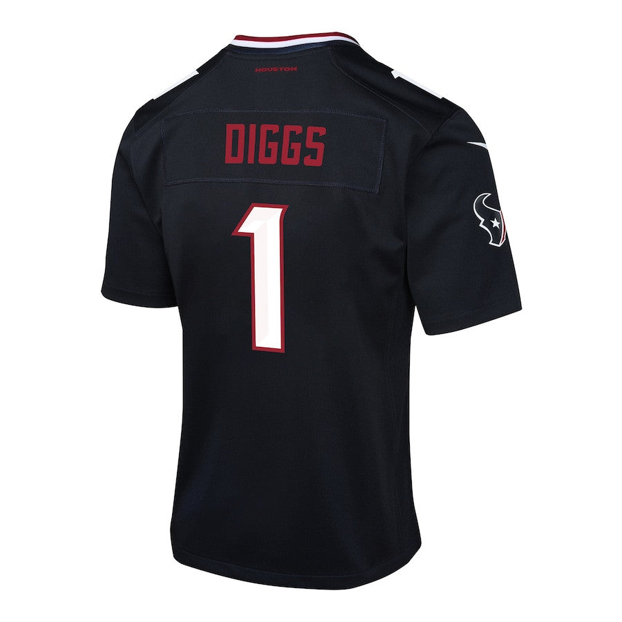Stefon Diggs 1 Houston Texans Team Player Game Jersey – Navy JS2385