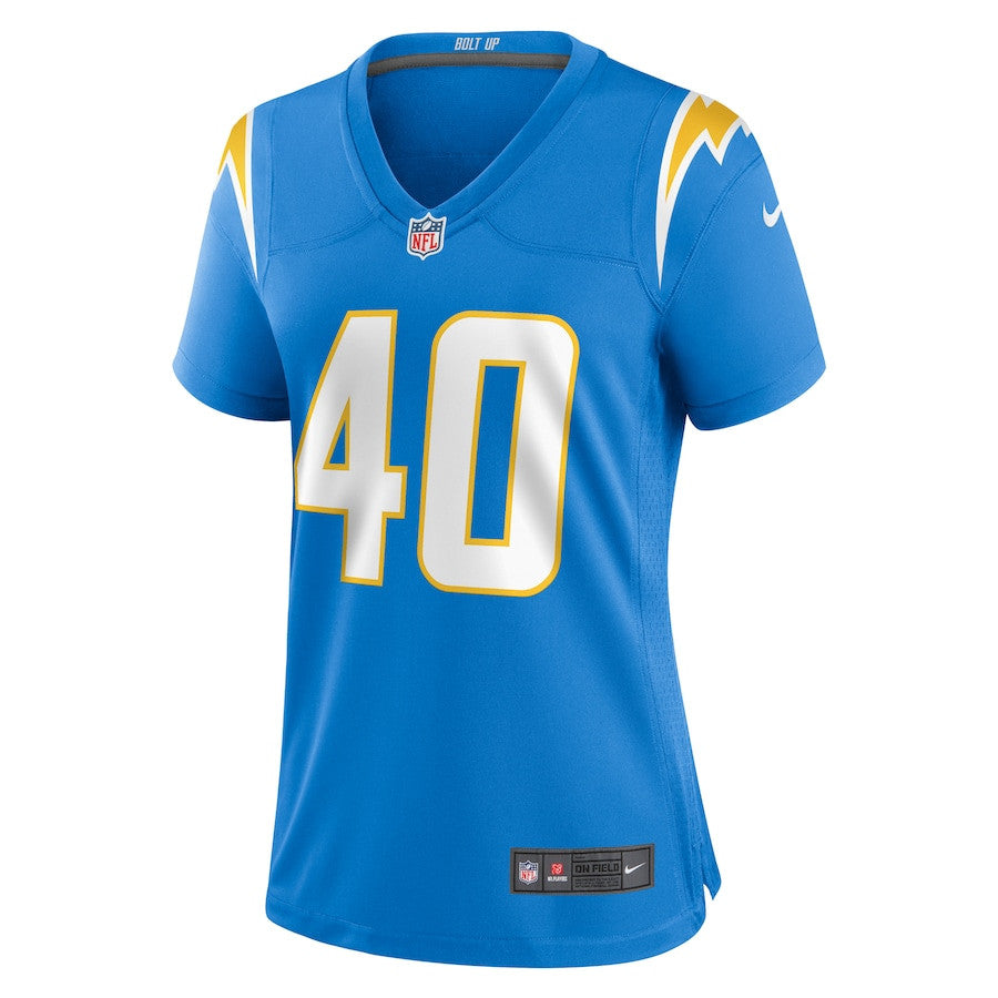 Stephen Anderson 40 Los Angeles Chargers Game Jersey – Powder Blue JS7818