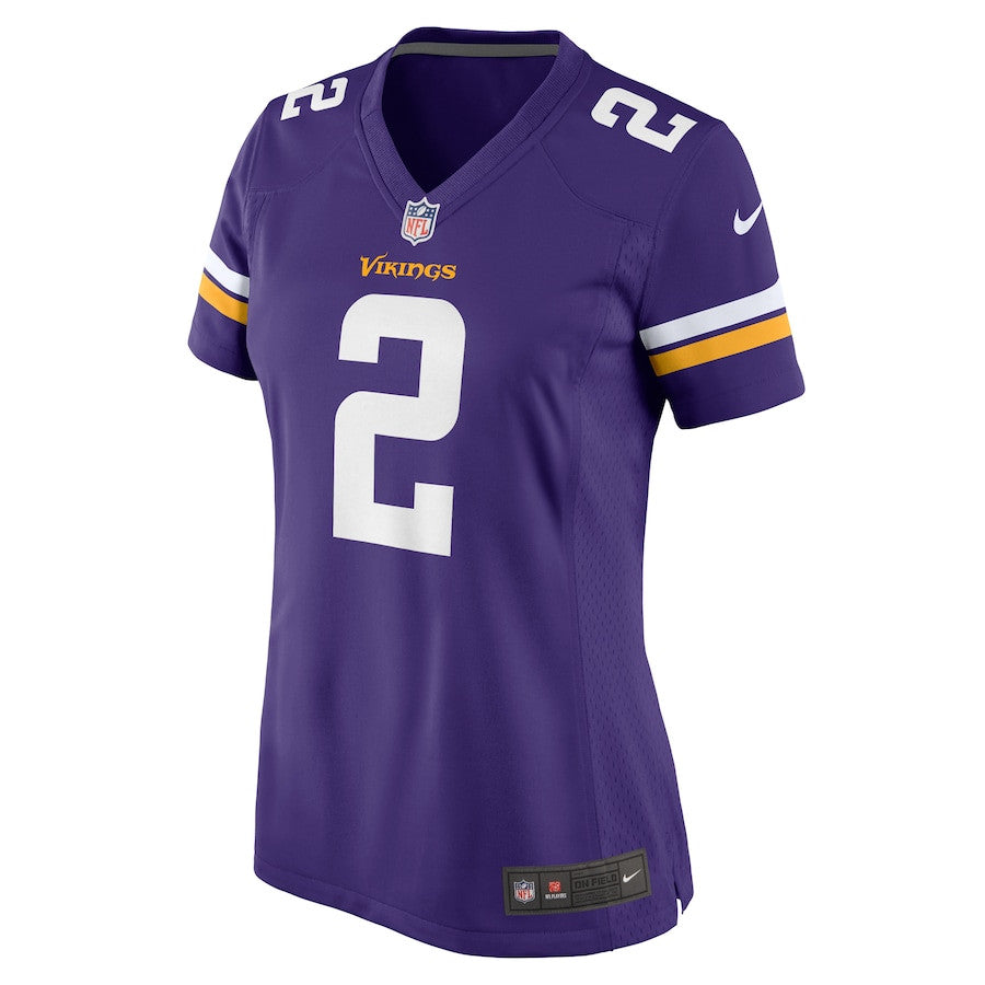 Stephon Gilmore 2 Minnesota Vikings Game Jersey – Purple JS7253